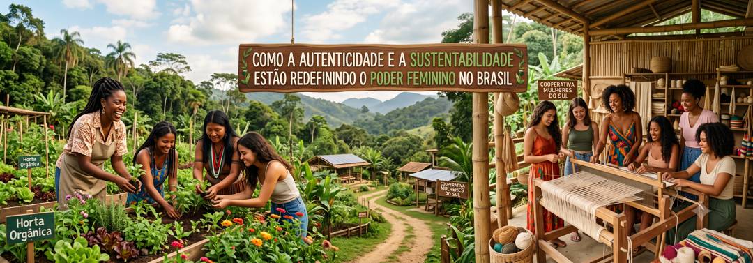 Como a Autenticidade e a Sustentabilidade Estão Redefinindo o Poder Feminino no Brasil